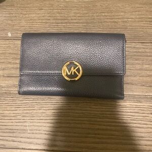 Navy blue Michael kors wallet
